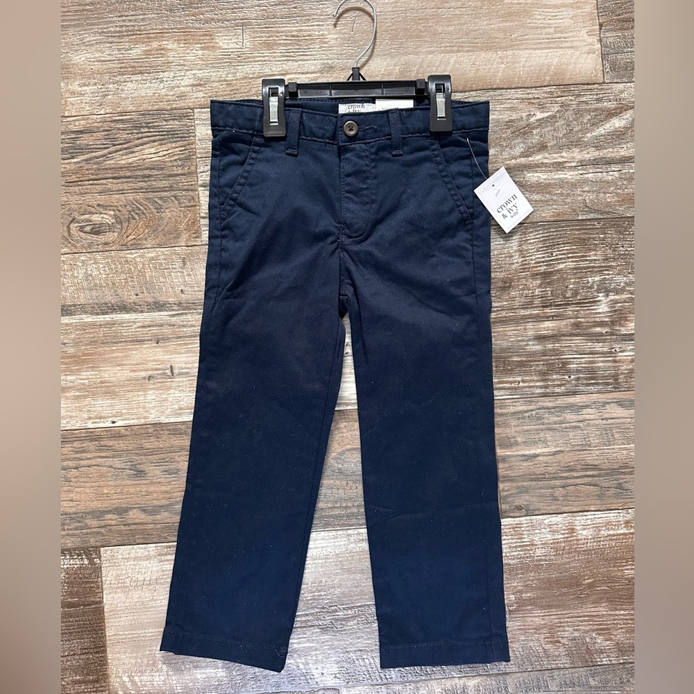Crown and Ivy Boys Navy Pant